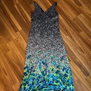 Chaps floral maxi dress